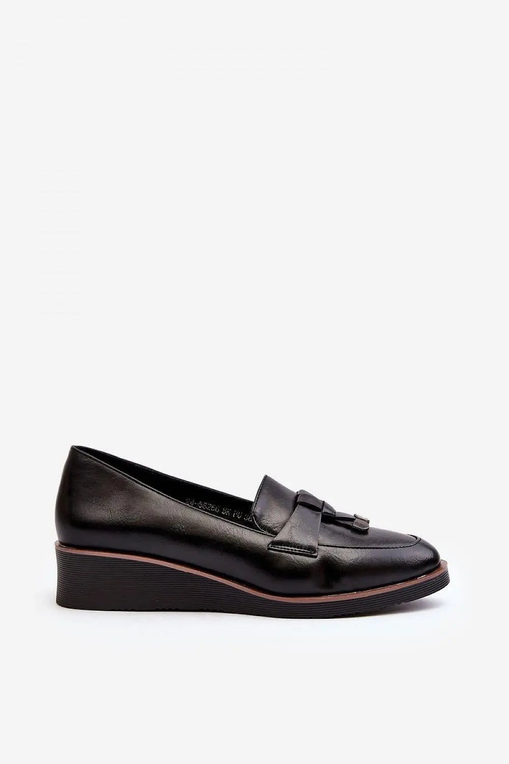 Women's Leather Half-Shoes - Almond Toe Slip-On Flats